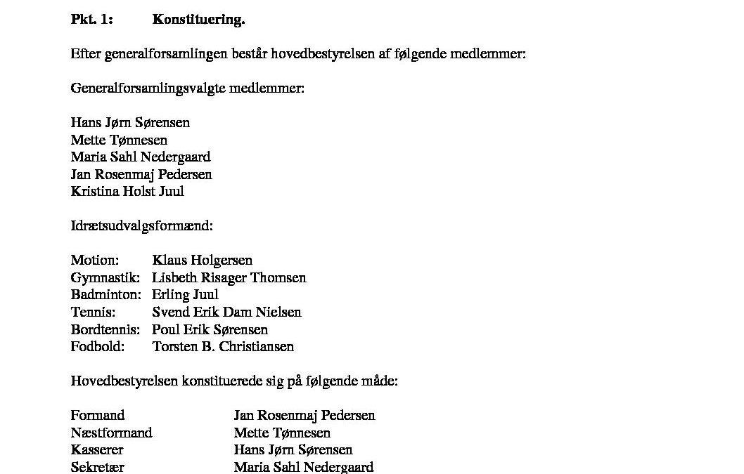 2014 Konstituering generalforsamling 2014