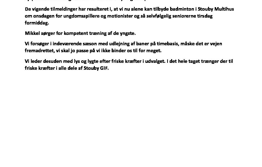 2015 Formandsberetning badminton Stouby GIF 2015, bilag 4